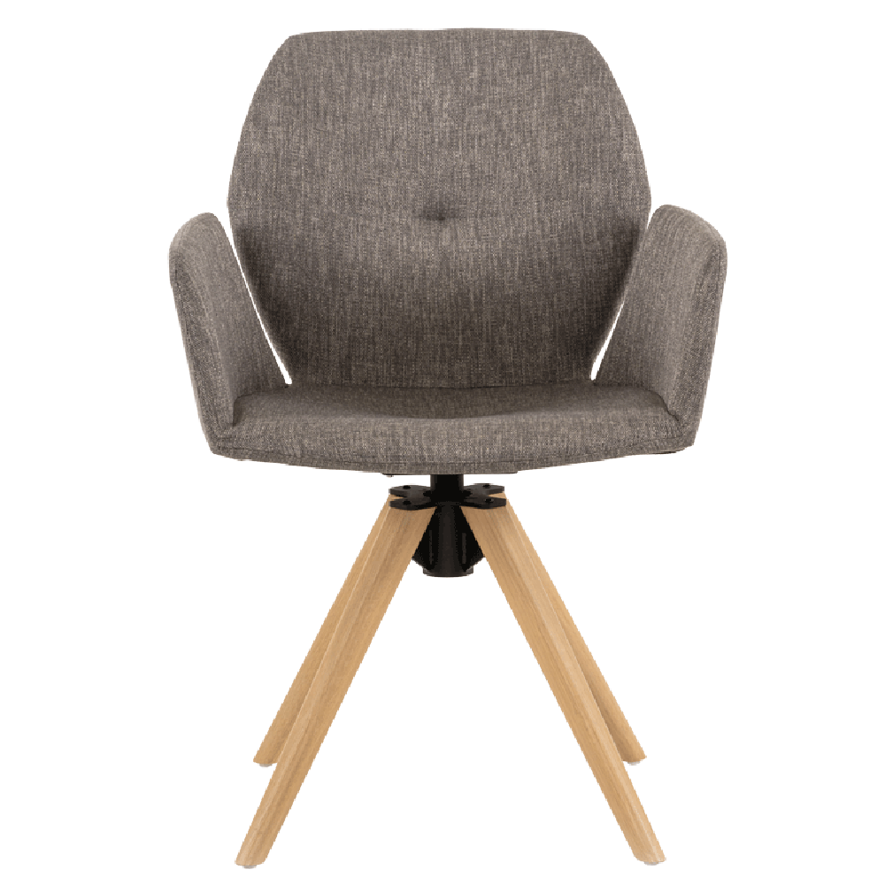 Mobitec :: Stuhl gepolstert Rob Breite 47 cm braun