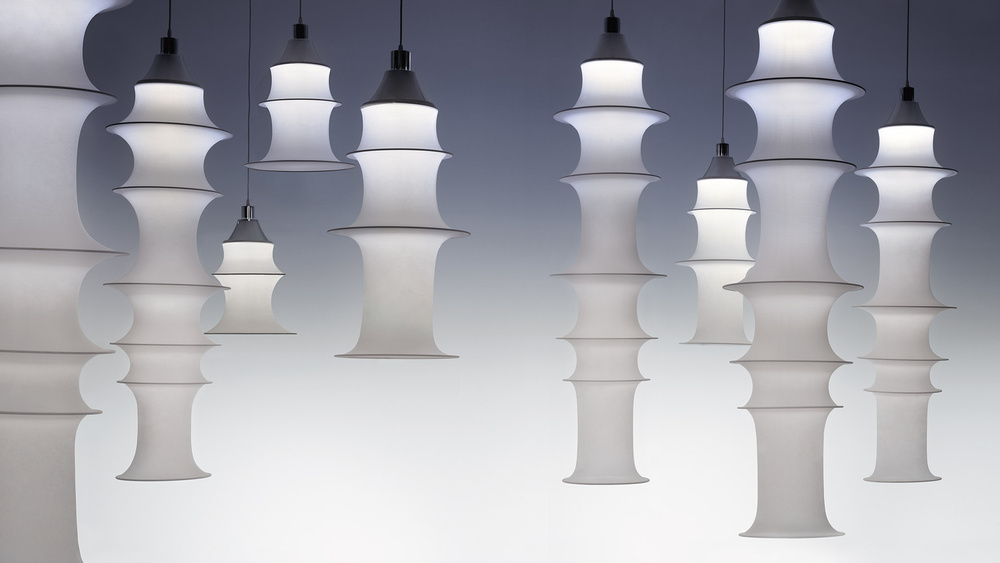 Artemide :: Falkland Hängeleuchte, Höhe 165 cm, weiß