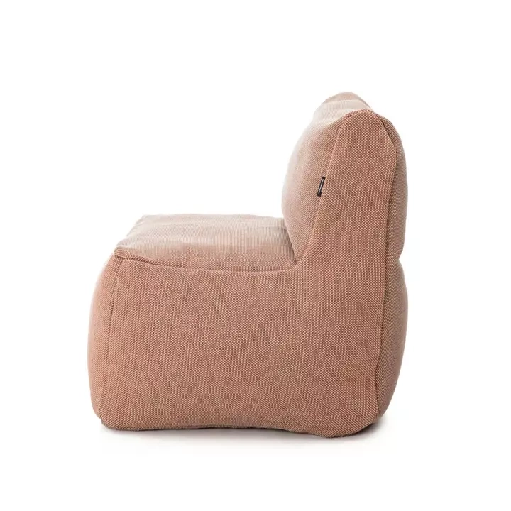 Roolf Living :: Gartensessel gepolstert Extra Large Breite 75 cm orange