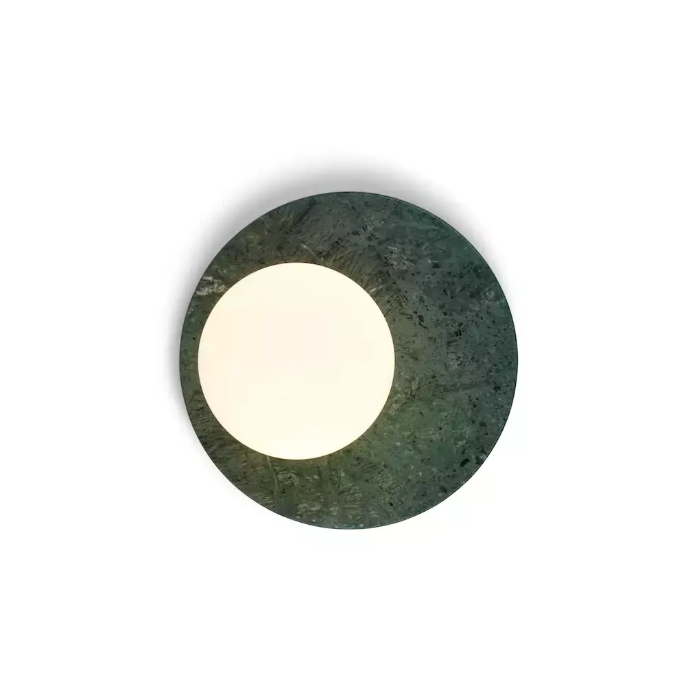 Contardi :: Wandlampe Marmor Emma Ap Durchmesser 23,9 cm grün