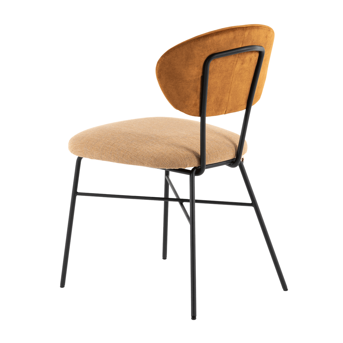 Mobitec :: Toro C07 upholstered chair, brown, width 48 cm