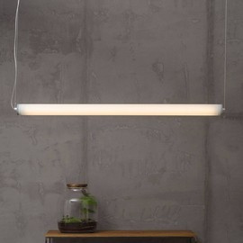 Loftlight :: Hängelampe aus Beton Longa Breite 153 cm grau