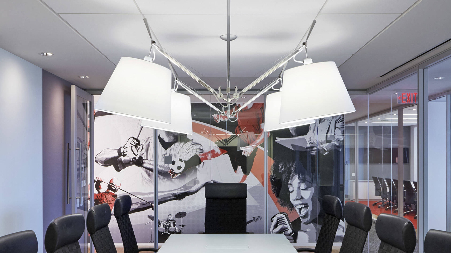 Artemide :: Hanging Lamp Tolomeo Basculante silver / white 148 cm