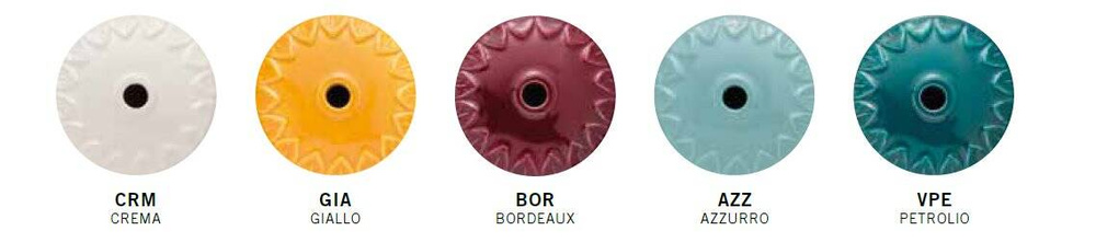 Ferroluce :: Colors burgundy hanging lamp, shade diameter 35 cm