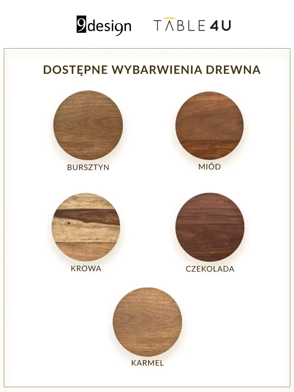 Table4U :: Stolik kawowy Gubbe 80x60 cm kolor miód