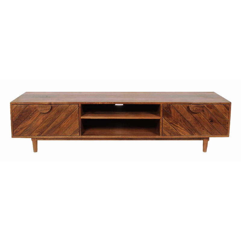 TABLE4U :: Drewniana szafka RTV Irena 180x40x45 - kolor bursztyn