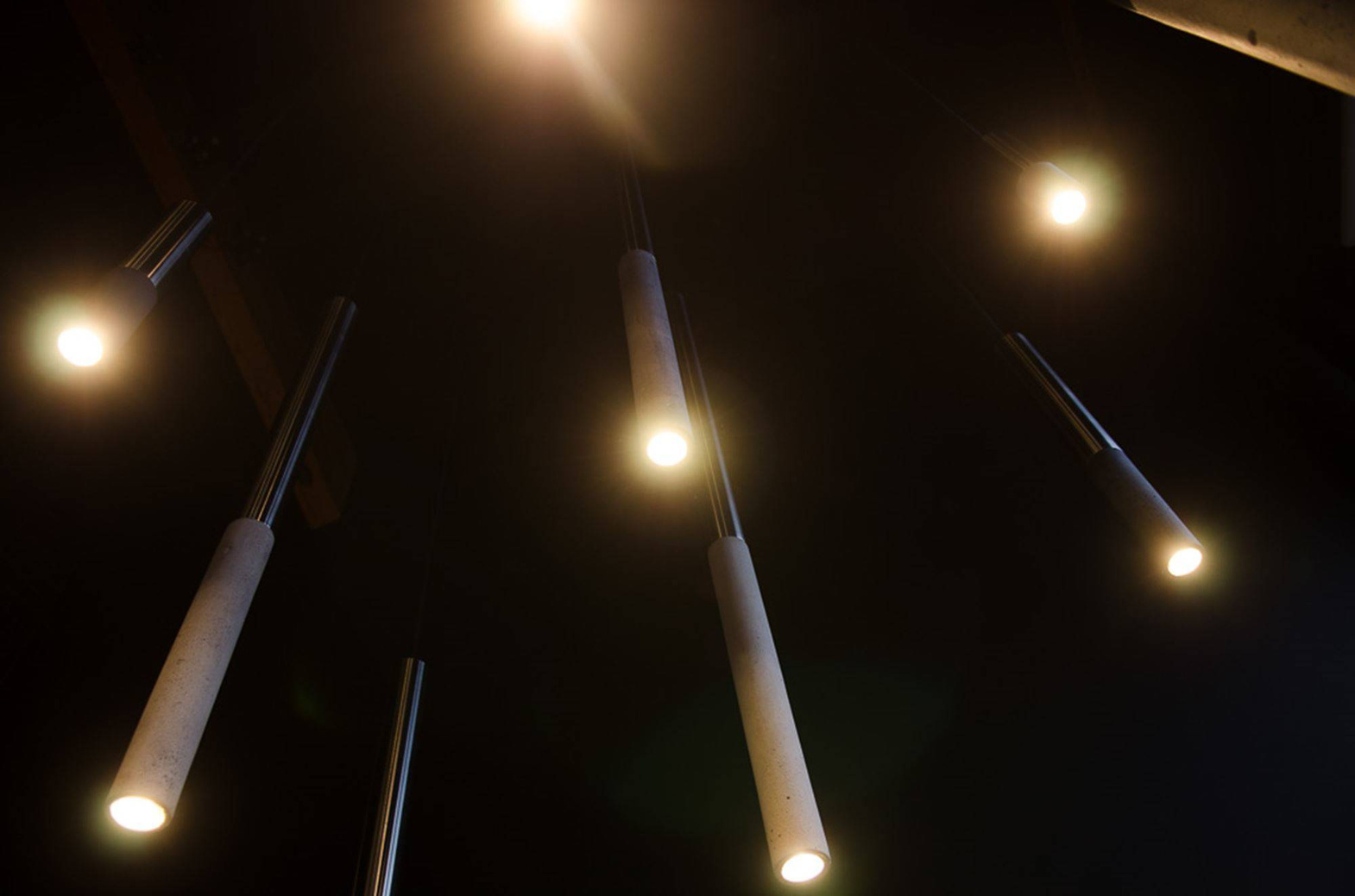 Loftlight :: Hängelampe aus Metall Kalla Inox Höhe 23 cm grau