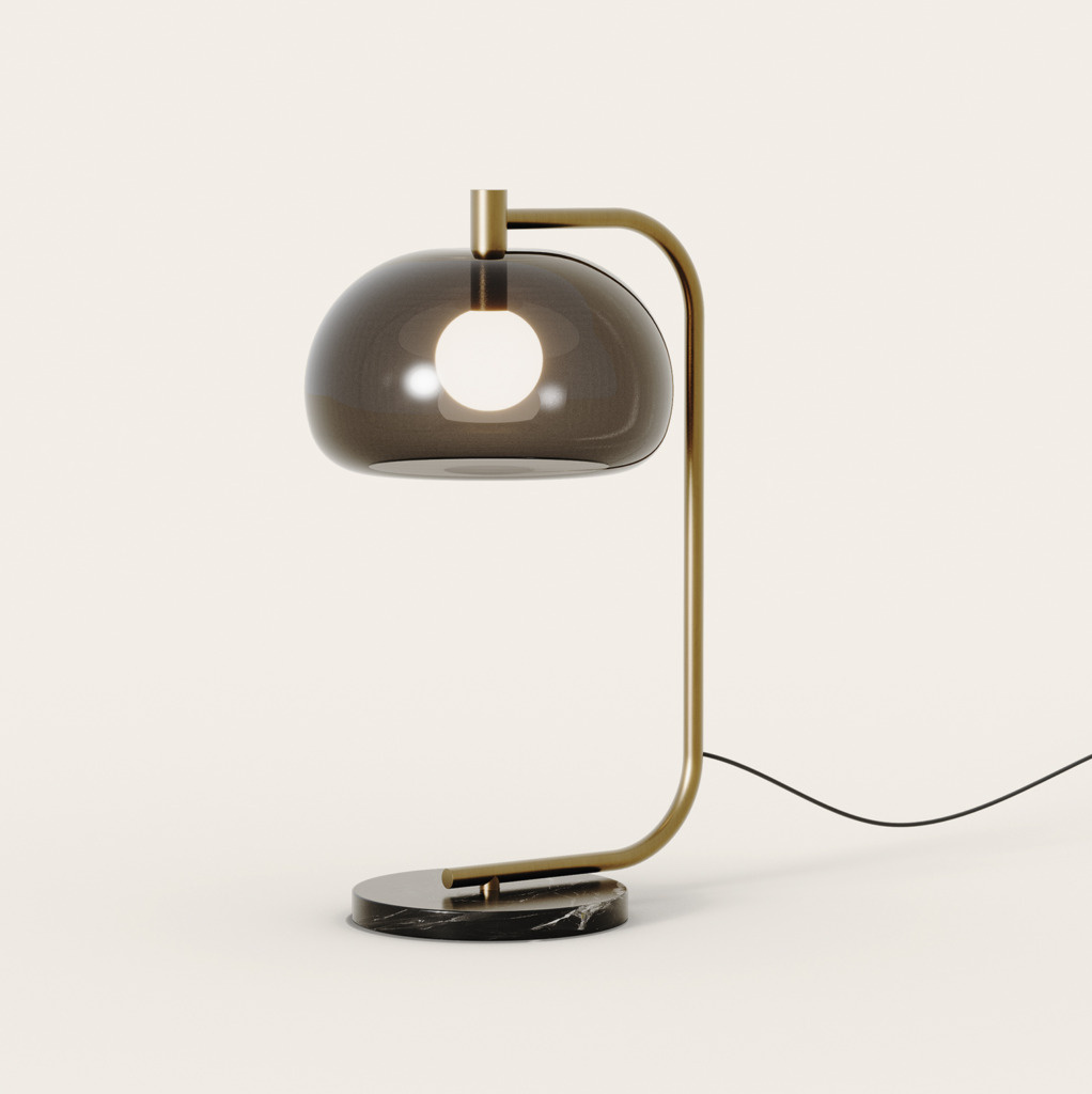 Aromas :: Lampa stołowa Cloud czarns wys. 45 cm