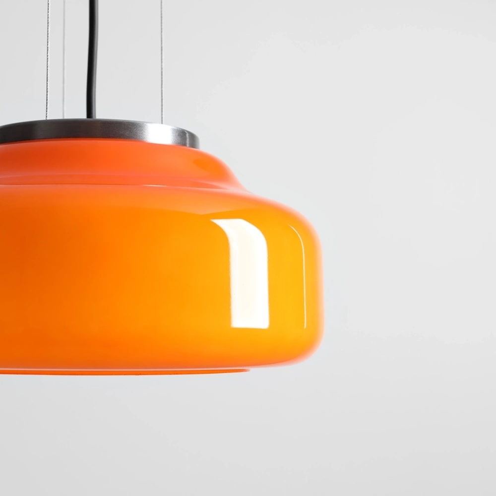 Artera :: Lampa wisząca Bonbon 2.0 Orange rozm. M śr. 25 cm pomarańczowa / stalowe mocowanie