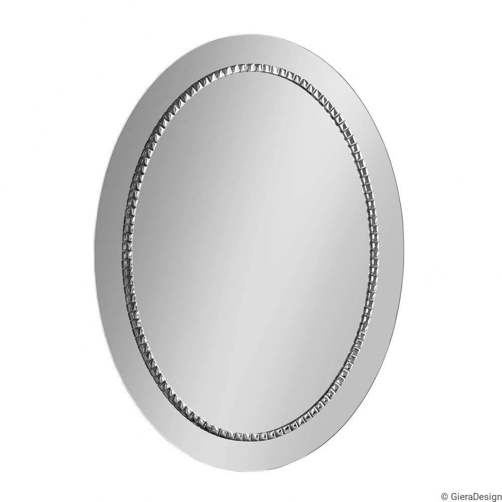 GieraDesign :: Bathroom mirror Oval bracelet in silver frame