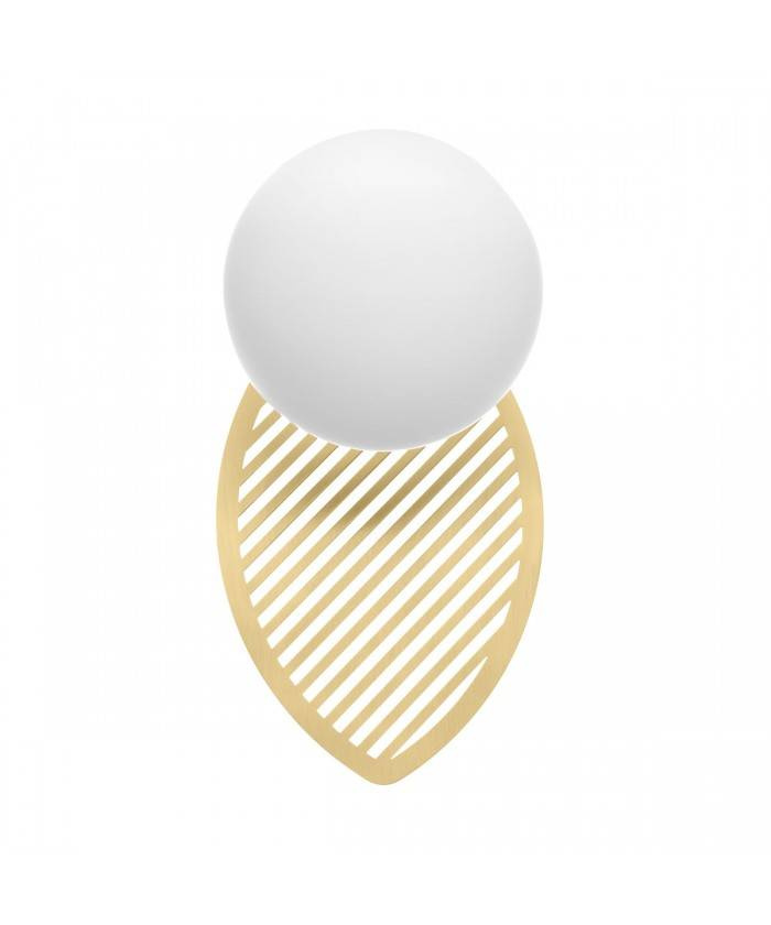 Ummo :: Wall lamp / sconce Fyllo B gold-white height 24 cm