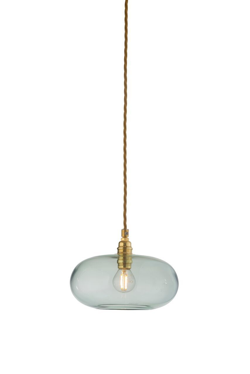 Ebb & Flow :: Hängelampe aus Glas Horizon Durchmesser 21 cm grün
