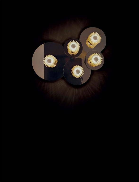 DCW:: In The Sun wall lamp/sconce, diameter 19 cm, gold