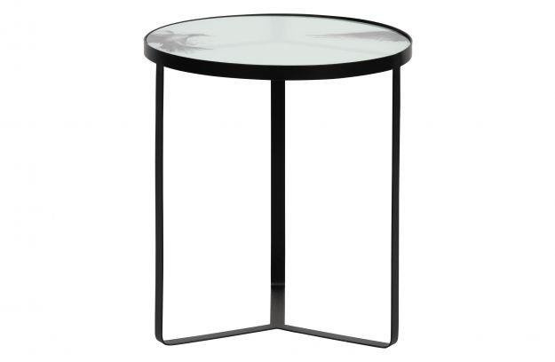 Be Pure :: Couchtisch aus Glas Fly Durchmesser 45 cm schwarz