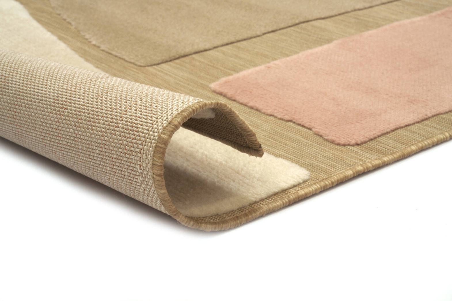 Teppichdekor :: Lugares Pink Outdoor-Teppich braun-pink pflegeleicht