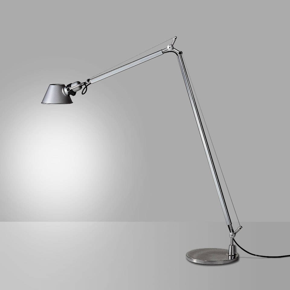 Artemide :: Stehlampe aus Aluminium Tolomeo LED Höhe 167 cm silber