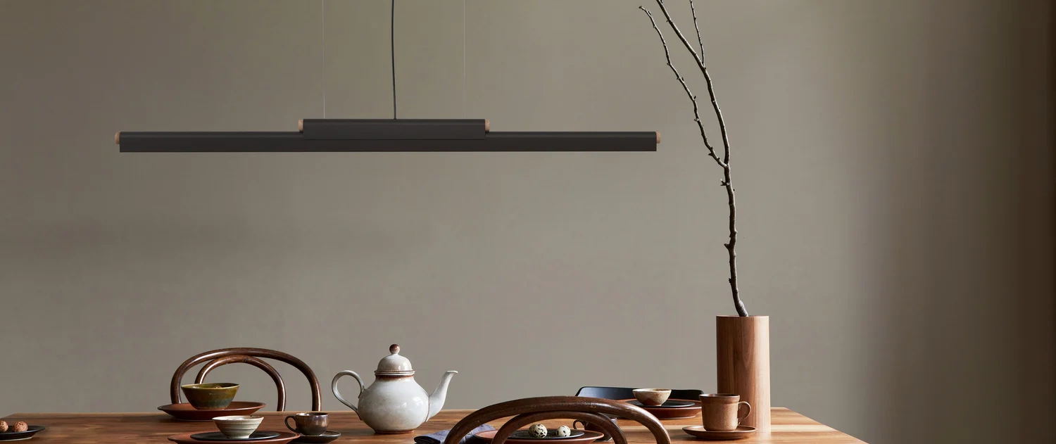 Robin :: Rudi on-off hanging lamp 3000K width 120 cm white