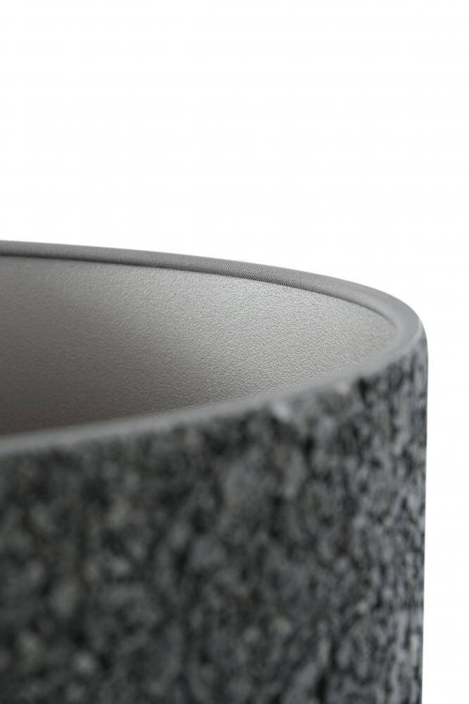 Kaspa :: Sawa Stone table lamp, graphite transparent base, height 44 cm