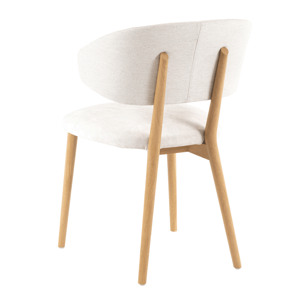 Mobitec :: Toro C06 upholstered chair, white, width 55 cm