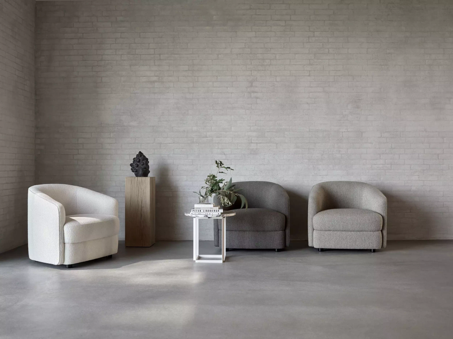 New Works :: Covent Beige Upholstered Armchair