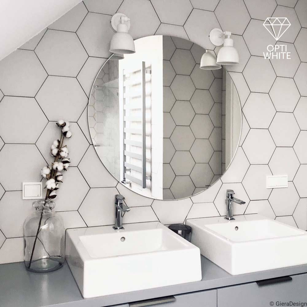 GieraDesign :: Lustro łazienkowe okrągłe super białe śr. 50