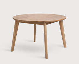 Paged :: Extendable Table Muro, Round, Oak, Width 120-170 cm