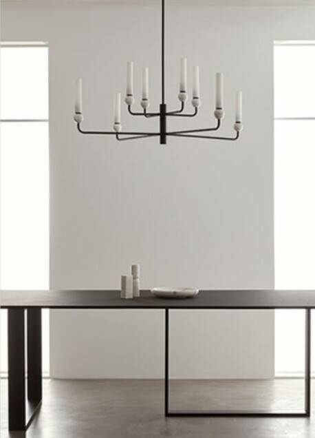 Aromas :: Hängelampe aus Metall Delie 8 Farbtöne Durchmesser 125 cm schwarz