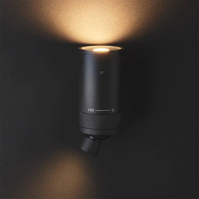 DCW:: Vision Omni SW black wall lamp, height 13 cm