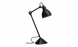 DCW:: Lampe Gras N°205 Schreibtischlampe schwarz und kupfer