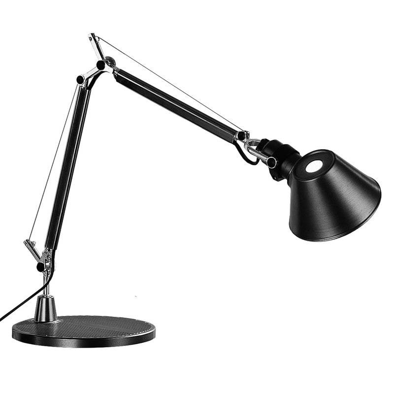Artemide :: Schreibtischlampe aus Aluminium Tolomeo Höhe 64,5 cm schwarz