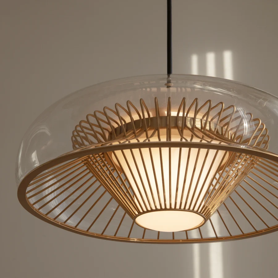 Umage :: Chordis pendant lamp, diameter 37.7 cm, transparent brass (shade only)