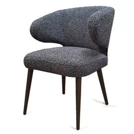 Claudie :: Aurora upholstered chair, gray, width 61.5 cm