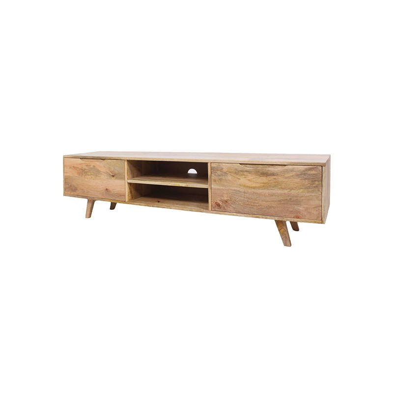 TABLE4U :: Drewniana szafka RTV Ragnar 180x40x45 - kolor naturalny