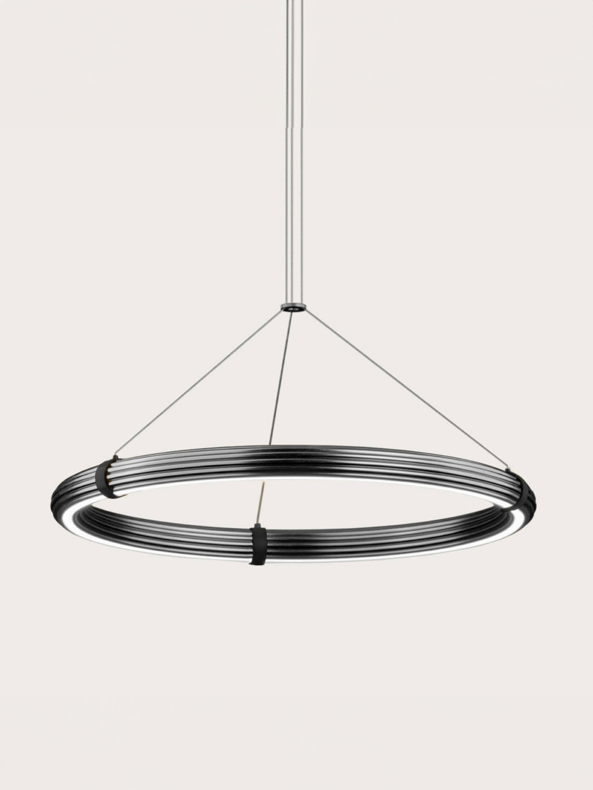 Aromas :: Elli hanging lamp, black, diameter 107.5 cm