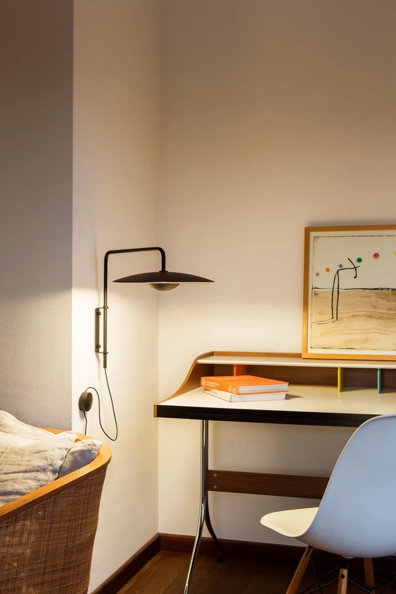 MARSET :: Kinkiet / lampa ścienna Ginger szer. 19,5 cm czarna