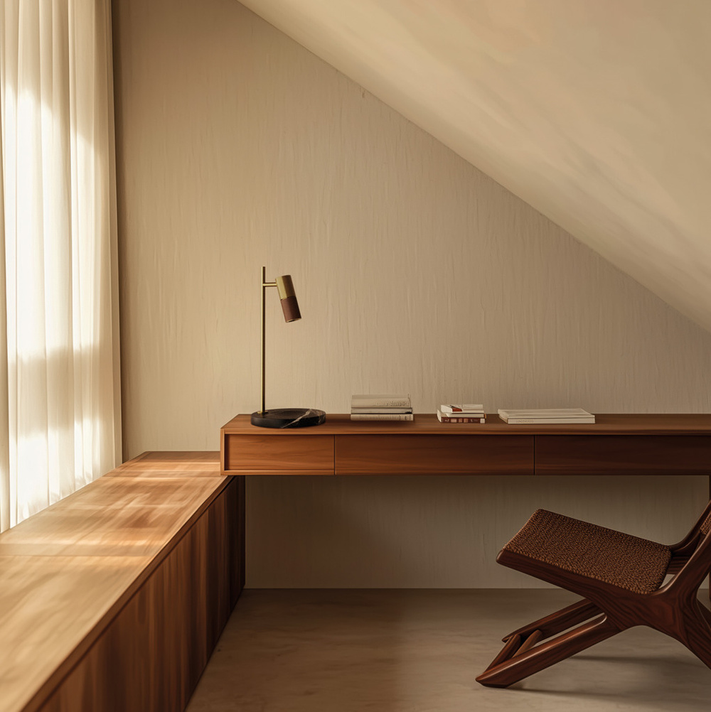 Aromas :: Lampa stołowa Tura C czarna wys. 40 cm