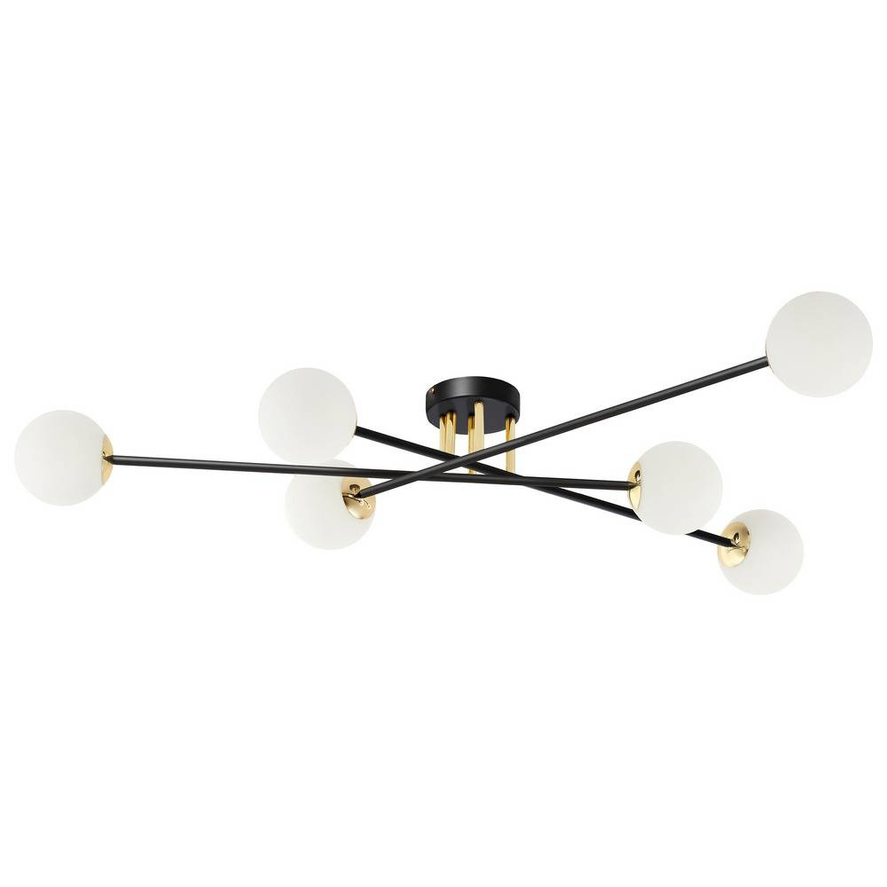 Kaspa :: Ceiling lamp Astra 6 black 