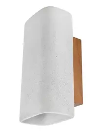 LOFTLIGHT :: ConTeak Wandleuchte / Wandleuchte, grau, Höhe 23,5 cm