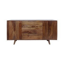 TABLE4U :: Drewniana komoda Ebba 140x40x68 - kolor bursztyn