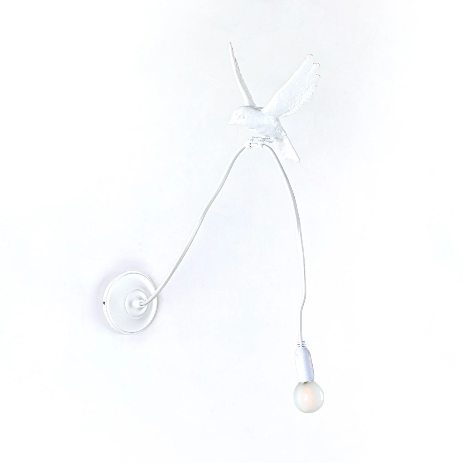 Seletti :: Lampa ścienna / kinkiet Sparrow Landing biała