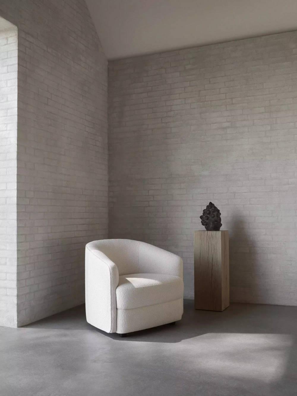 New Works :: Covent Beige Upholstered Armchair