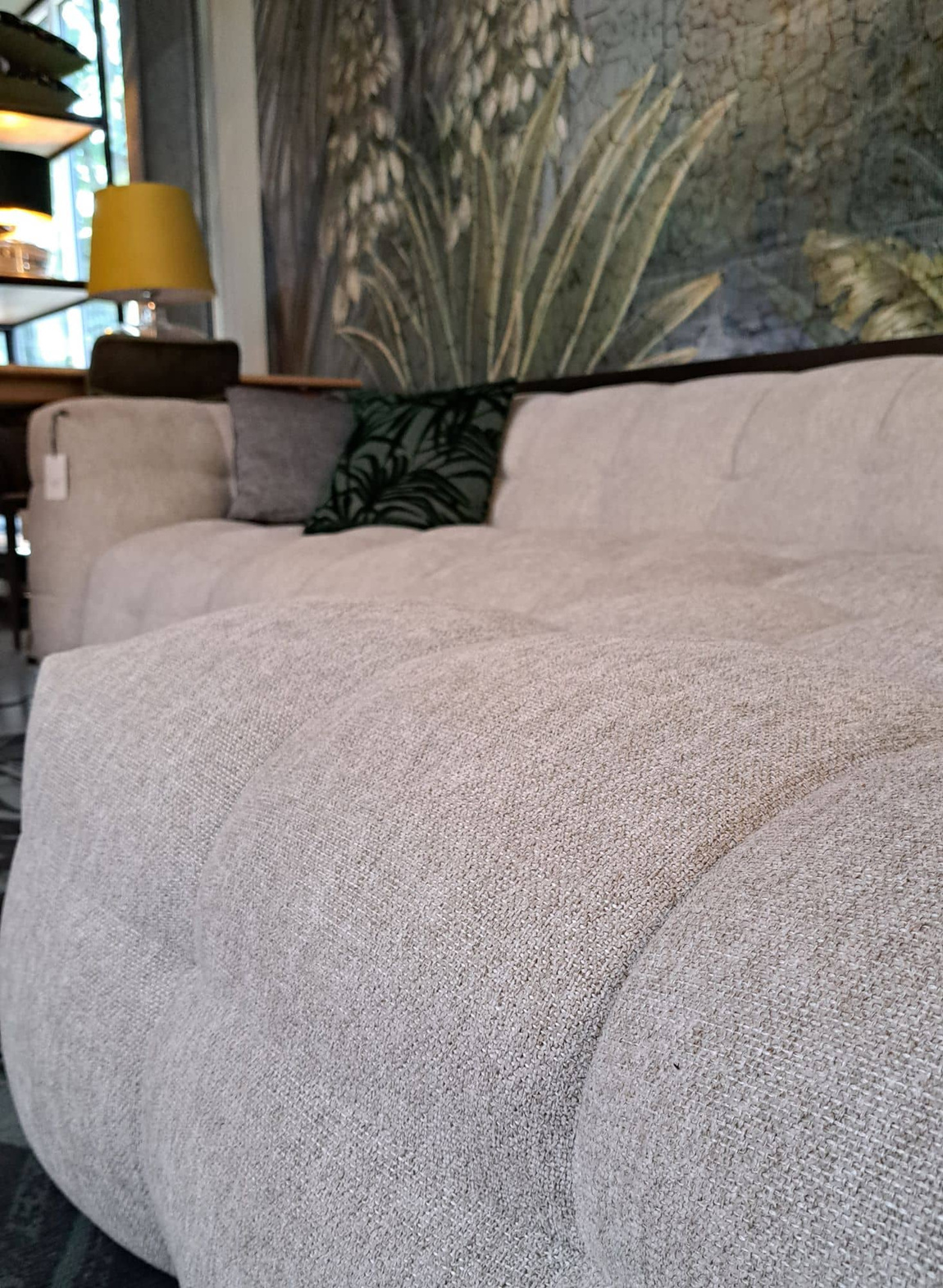 Nordic Line :: Ecksofa / Rechts gepolstertes Ecksofa Michelle (ehemals Michelin) grau Breite 319 cm