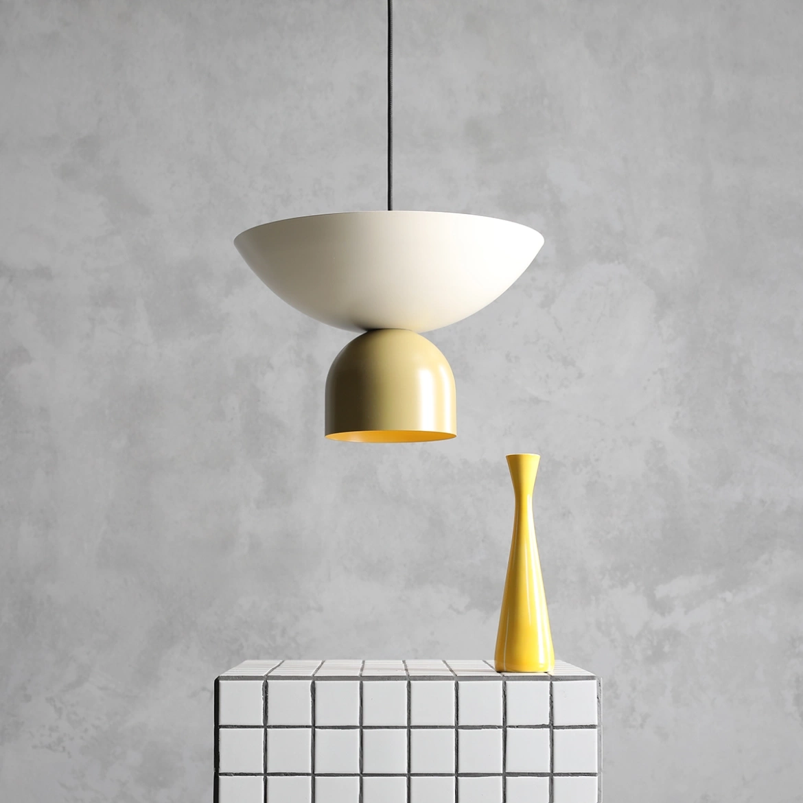 Artera :: Lampa wisząca Ilia śr. 37 cm kremowo-pistacjowo-niebieska