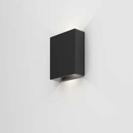 AQForm :: Lampa ścienna / kinkiet zewnętrzny Dart czarna wys. 12 cm