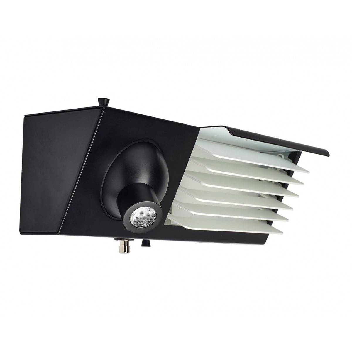 DCW:: Biny Bedside schwarze Wandleuchte/Wandleuchte, Breite 27 cm