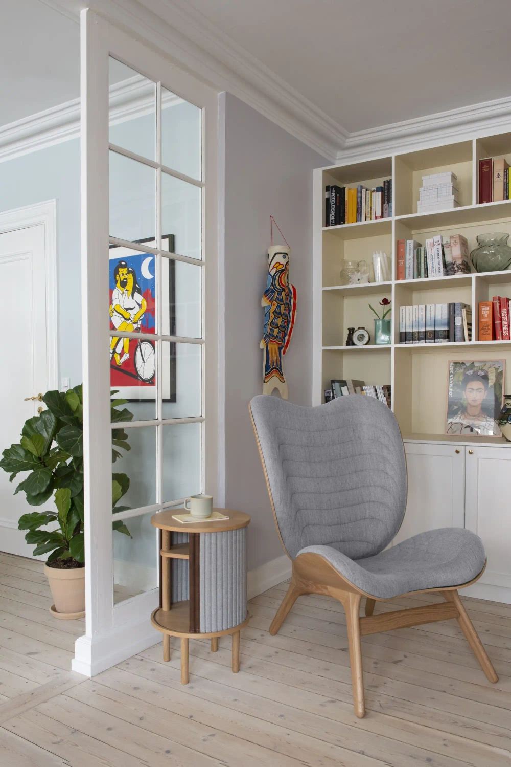 Umage :: Upholstered armchair Conversation Piece Sterling  grey width 73 cm