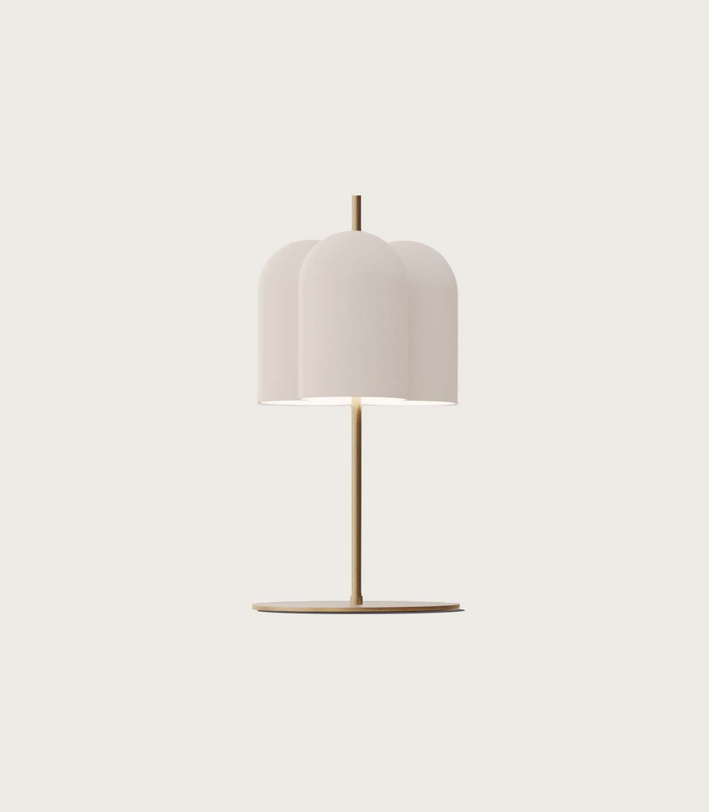 Aromas :: Oket table lamp, height 50 cm, gold and white