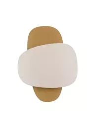 Market Set :: Wandlampe aus Metall Screen 70's Höhe 76 cm beige