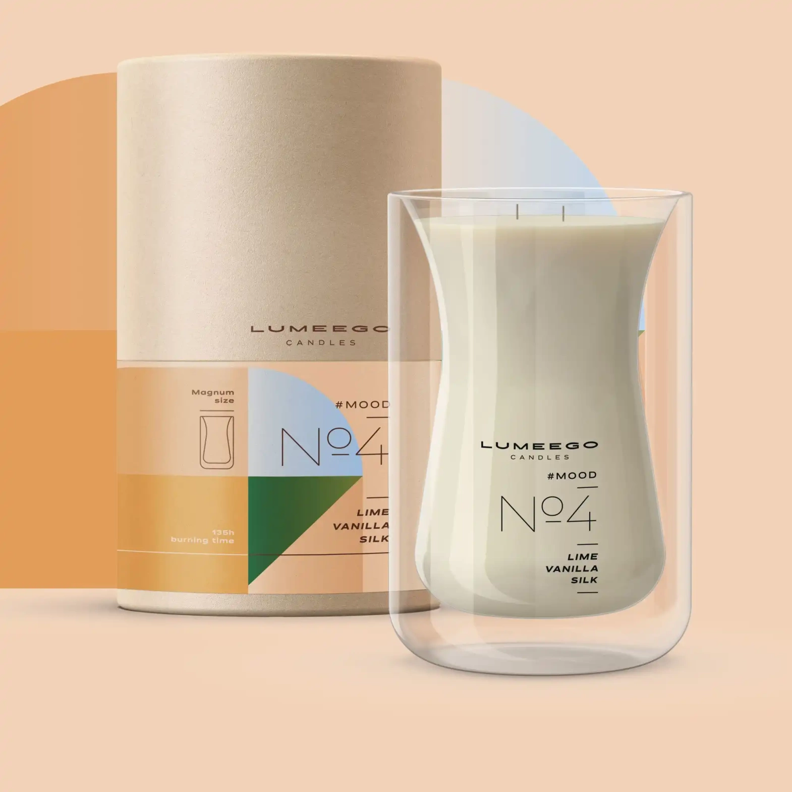 Lumeego :: Magnum XL WAVE candle (scent your choice)