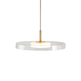 Umage :: Lampa wisząca Asteria Mini Glass transparentno-mosiężna śr. 28 cm